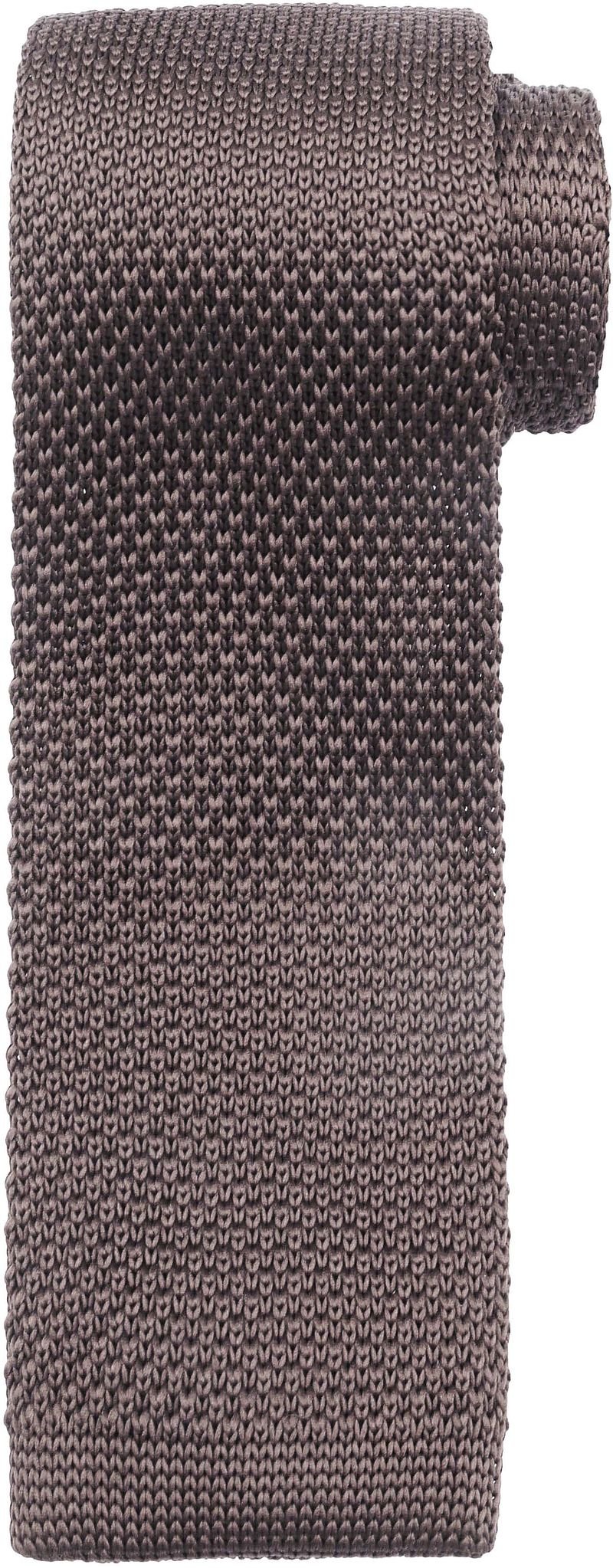 Suitable Knitted Krawatte Taupe - günstig online kaufen
