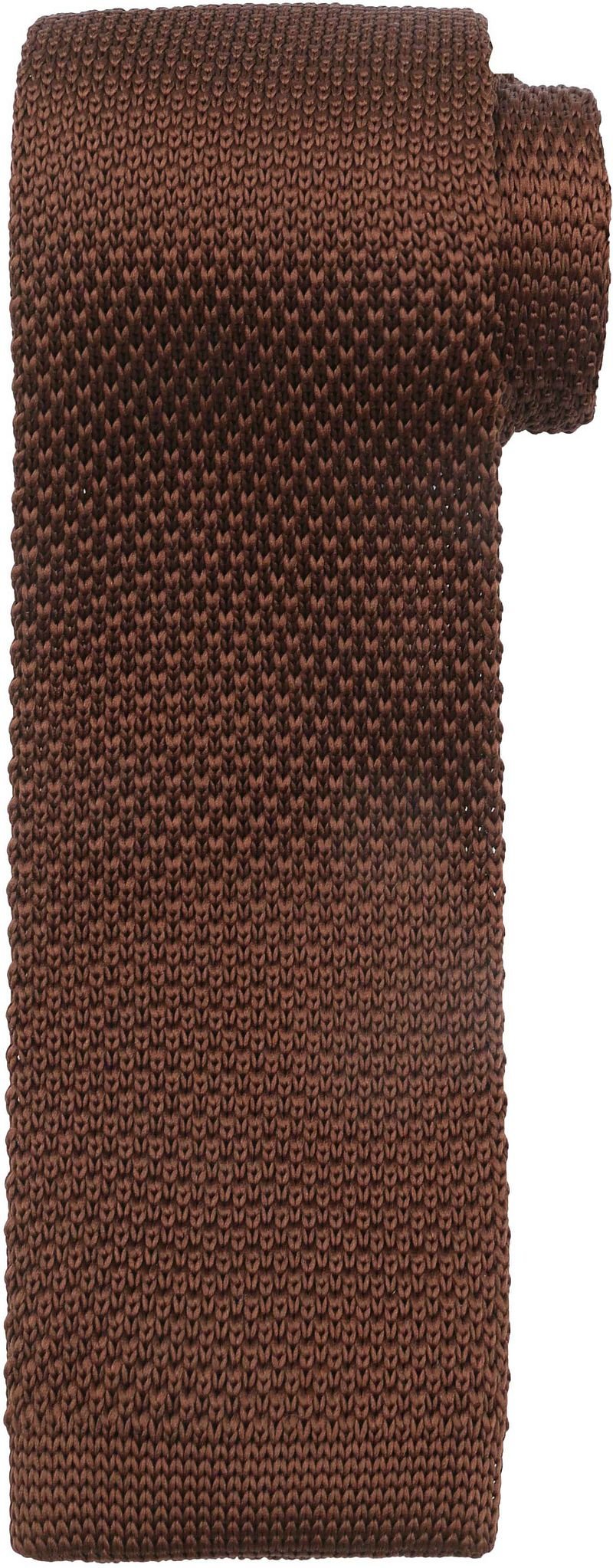 Suitable Knitted Stropdas Bruin TK-06 -