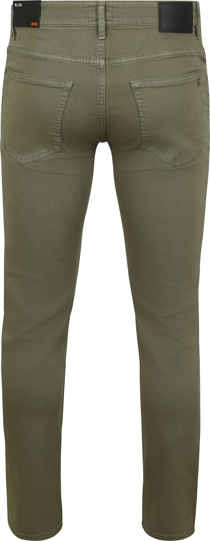 Boss Delaware Jeans Olijfgroen