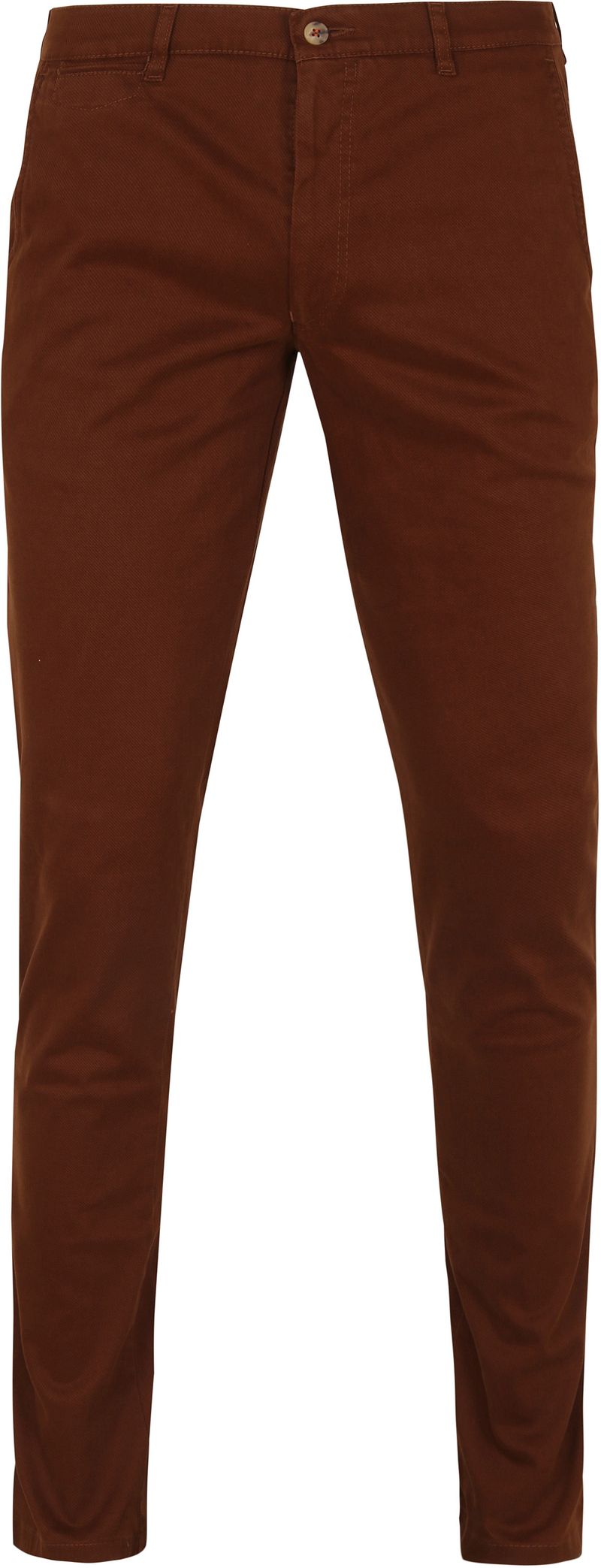 Suitable Chino Plato Brique Marron Cognac taille 56