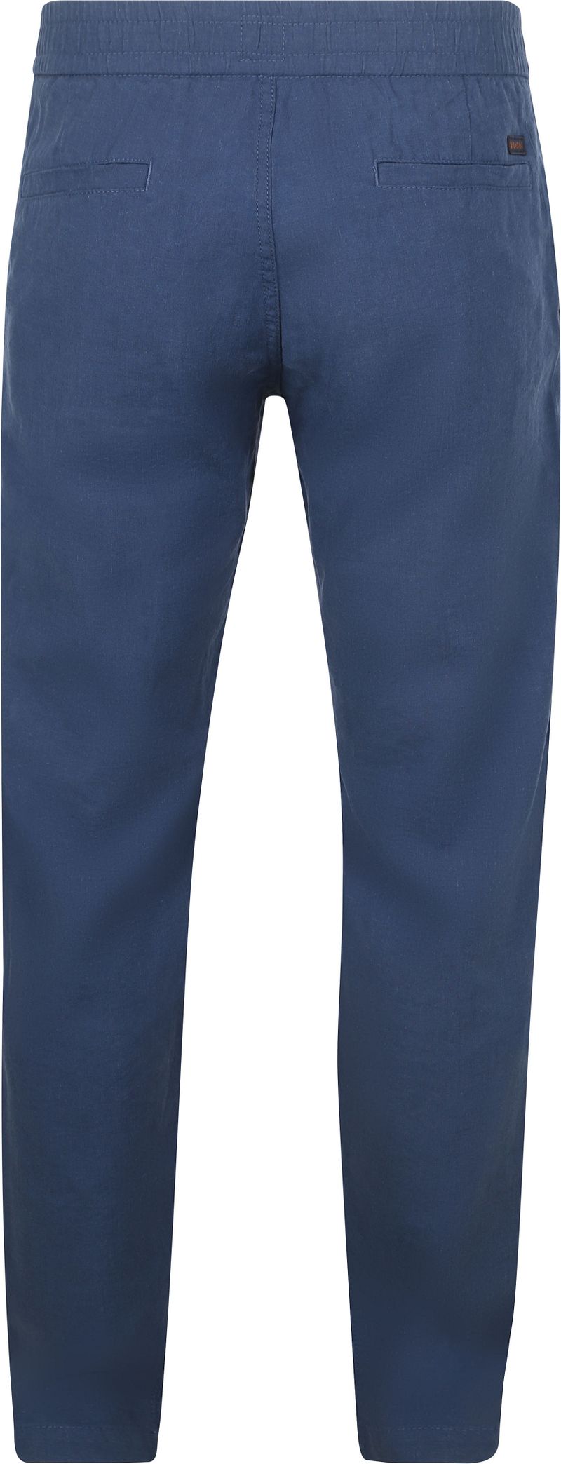 Boss Chino Sanderson Linnen Blend Donkerblauw