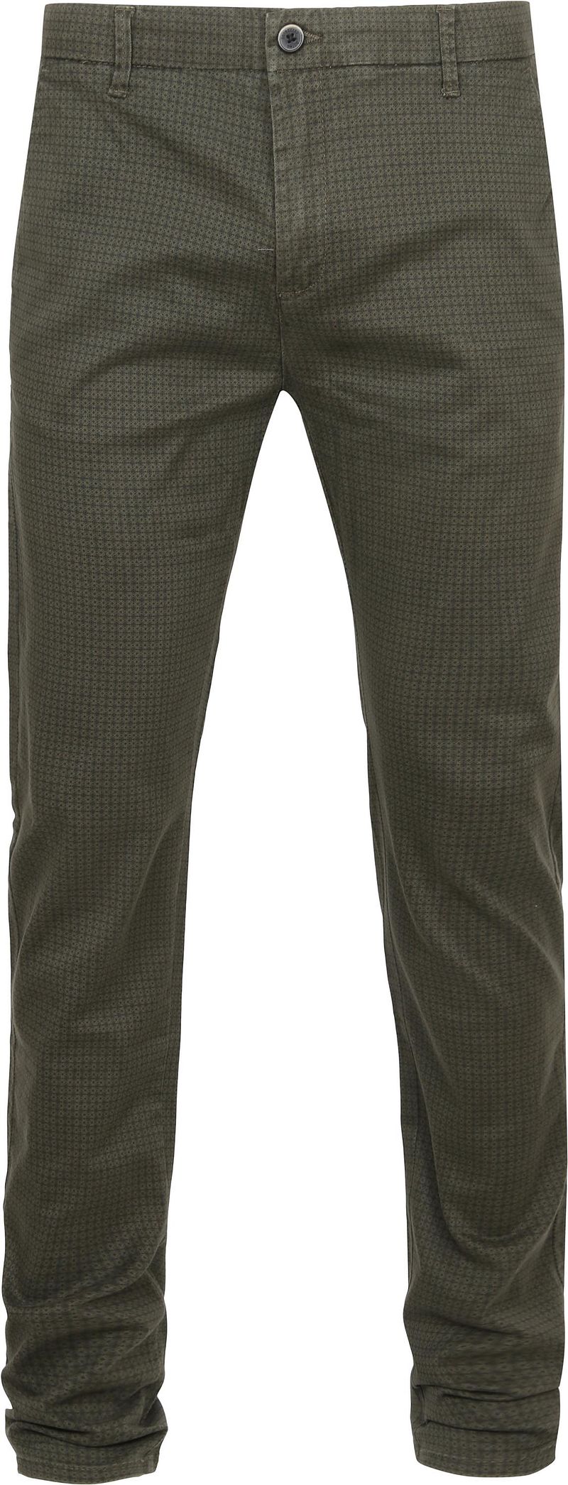 Dstrezzed Chino Graphique Foncé  Vert foncé Vert taille W 32 - L 34