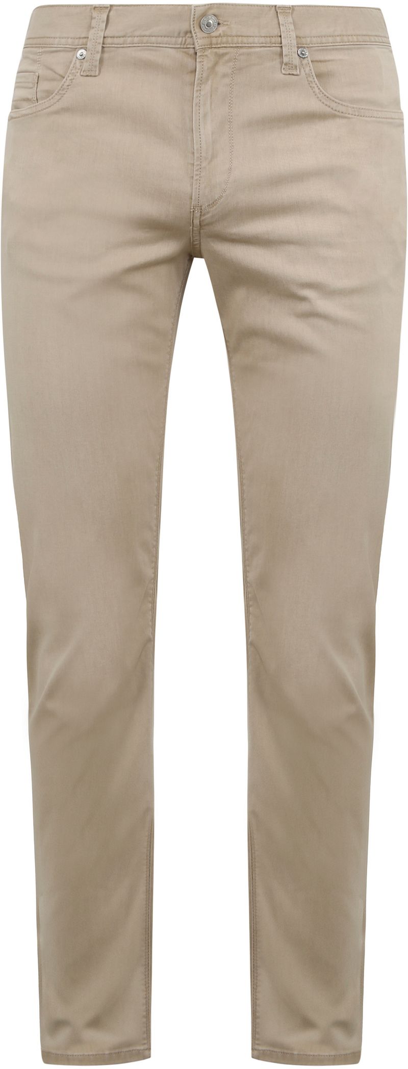 Alberto Röhrenhose Denim Braun Beige - Größe W 36 - L 30 günstig online kaufen