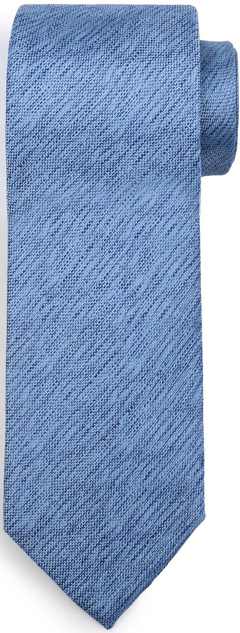 Cravate en Soie Bleue K81-2 Bleu