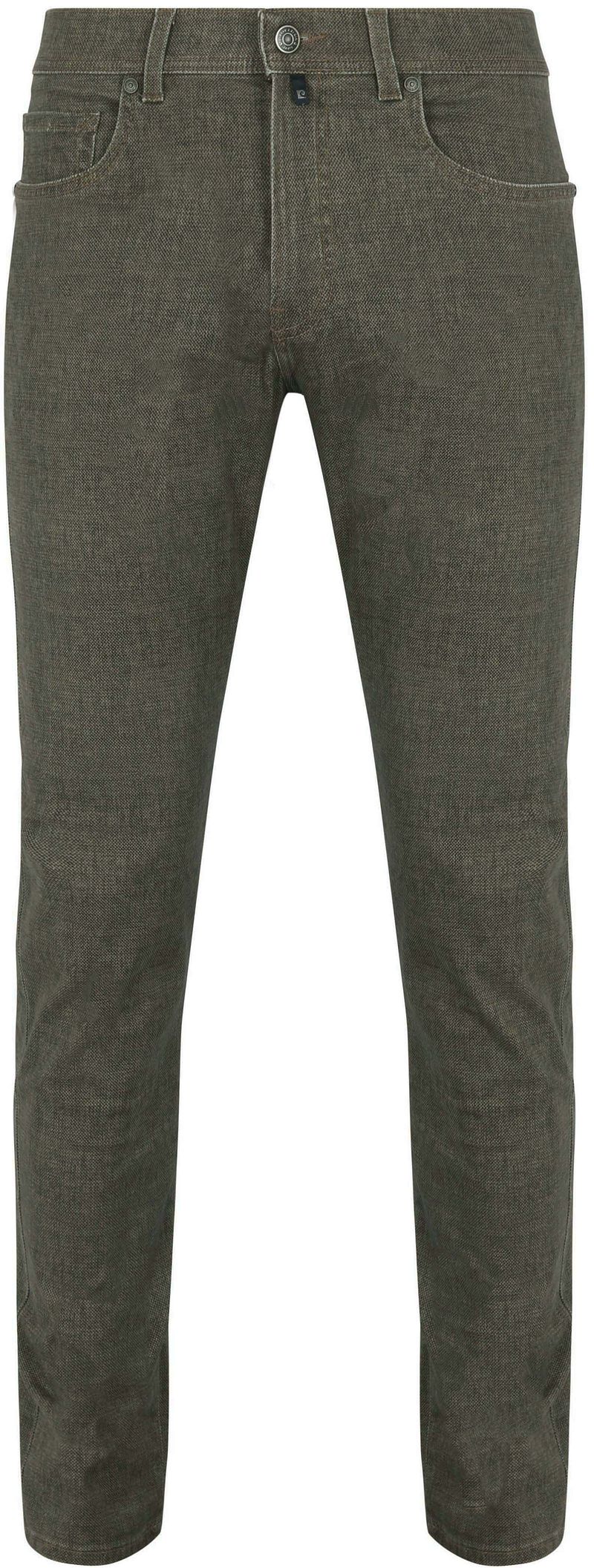 Pierre Cardin Trousers Lyon Tapered Olivgrün - Größe W 36 - L 30 günstig online kaufen