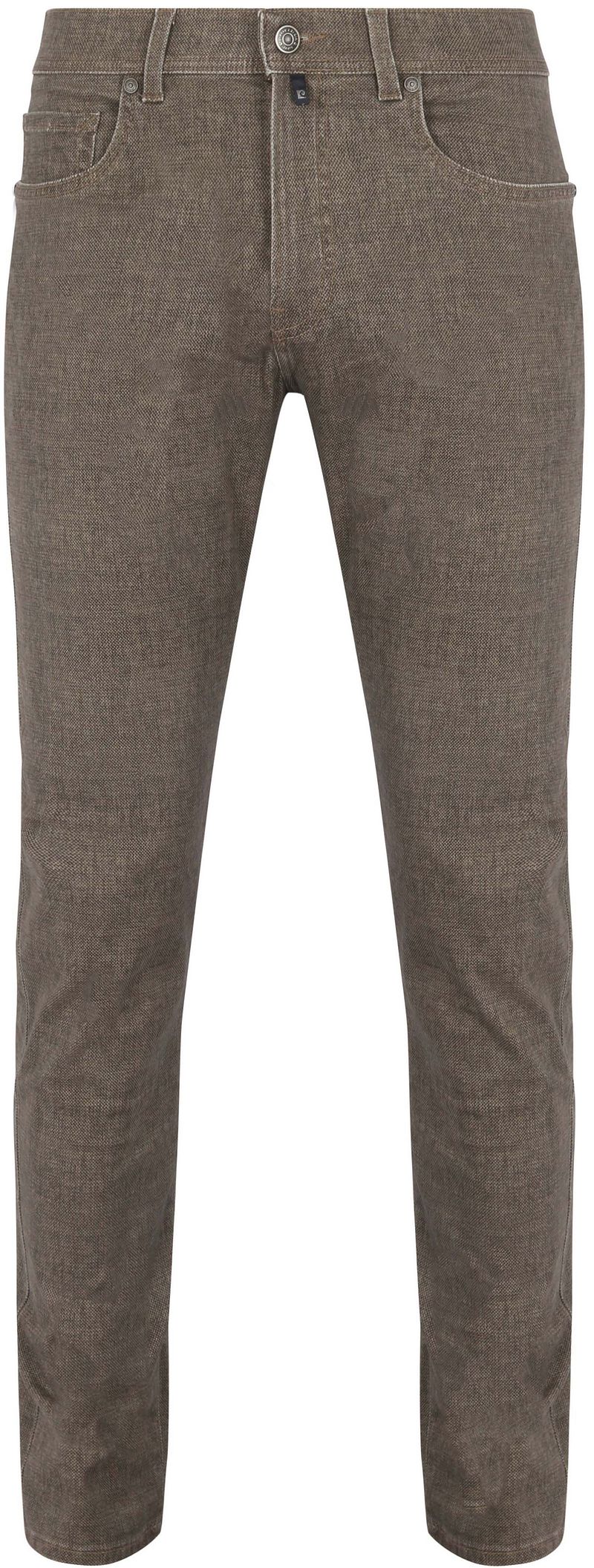 Pierre Cardin Trousers Lyon Tapered Taupe  - Größe W 33 - L 30 günstig online kaufen