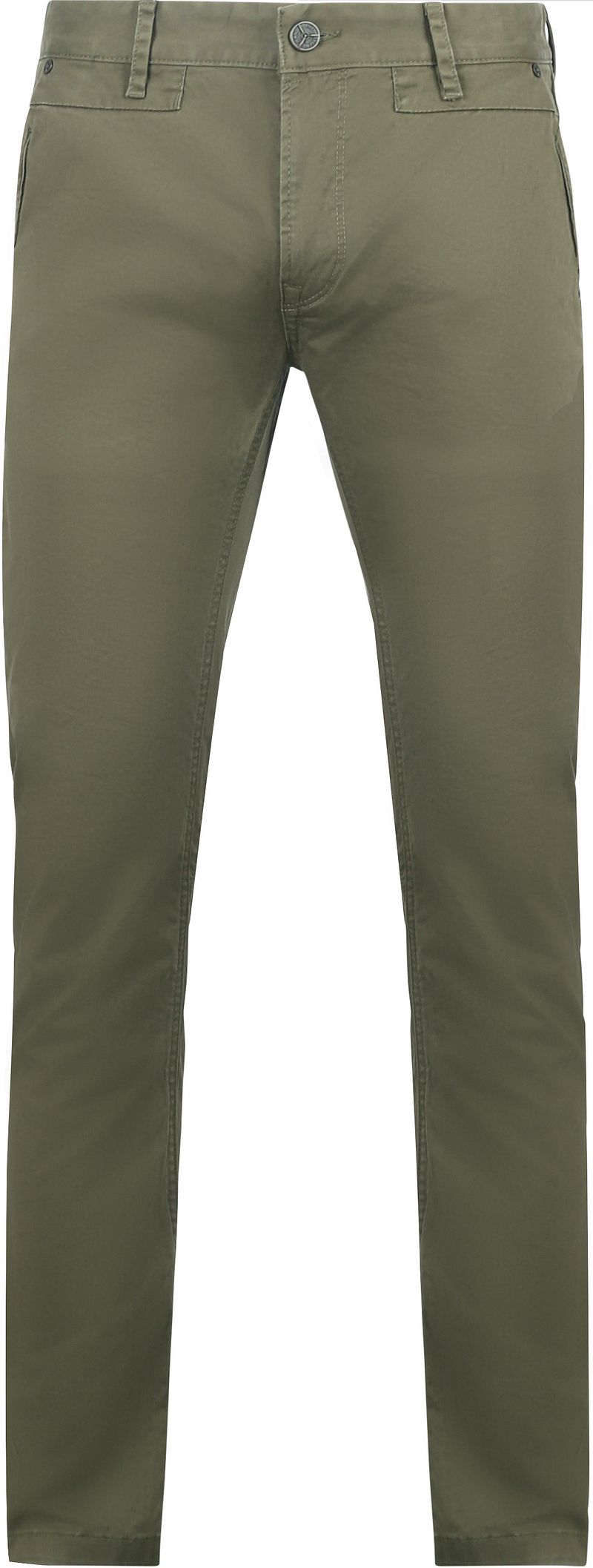 PME Legend tapered fit chino american classics donkergroen
