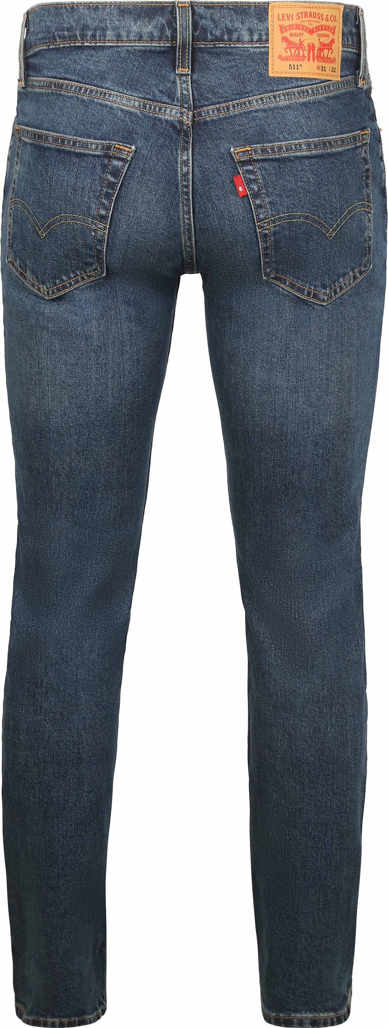 Levi's 511 Denim Jeans Navy Blauw