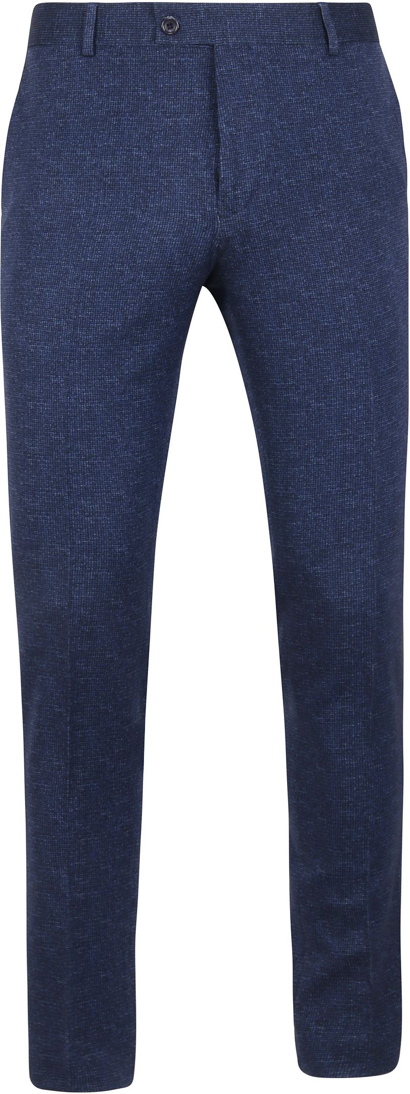 Suitable Pantalon Jersey Melange Donkerblauw