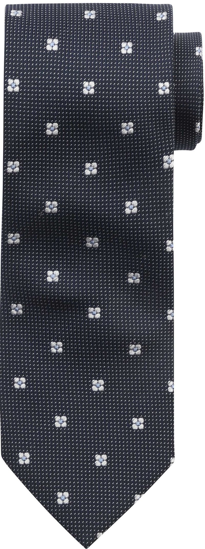 Suitable Krawatte Seide Blumen Navy - günstig online kaufen