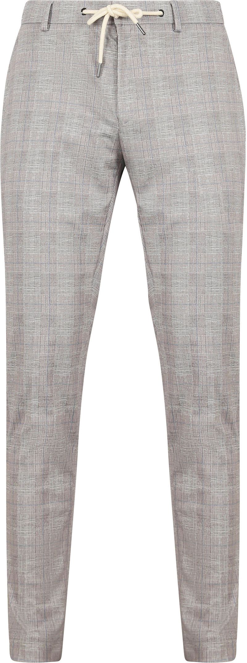 Suitable Dace Jersey Pantalon Ruit Lichtbruin