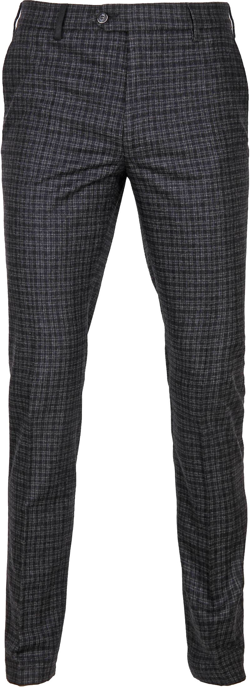 Suitable Pantalon Milano Carreaux  Anthracite Gris taille 48