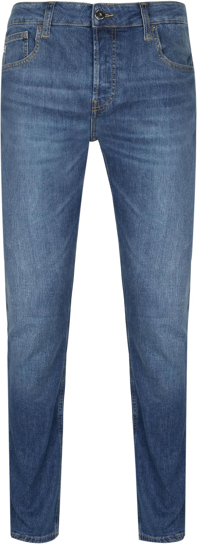 MUD Jeans Denim Regular Bryce Indigo Blauw