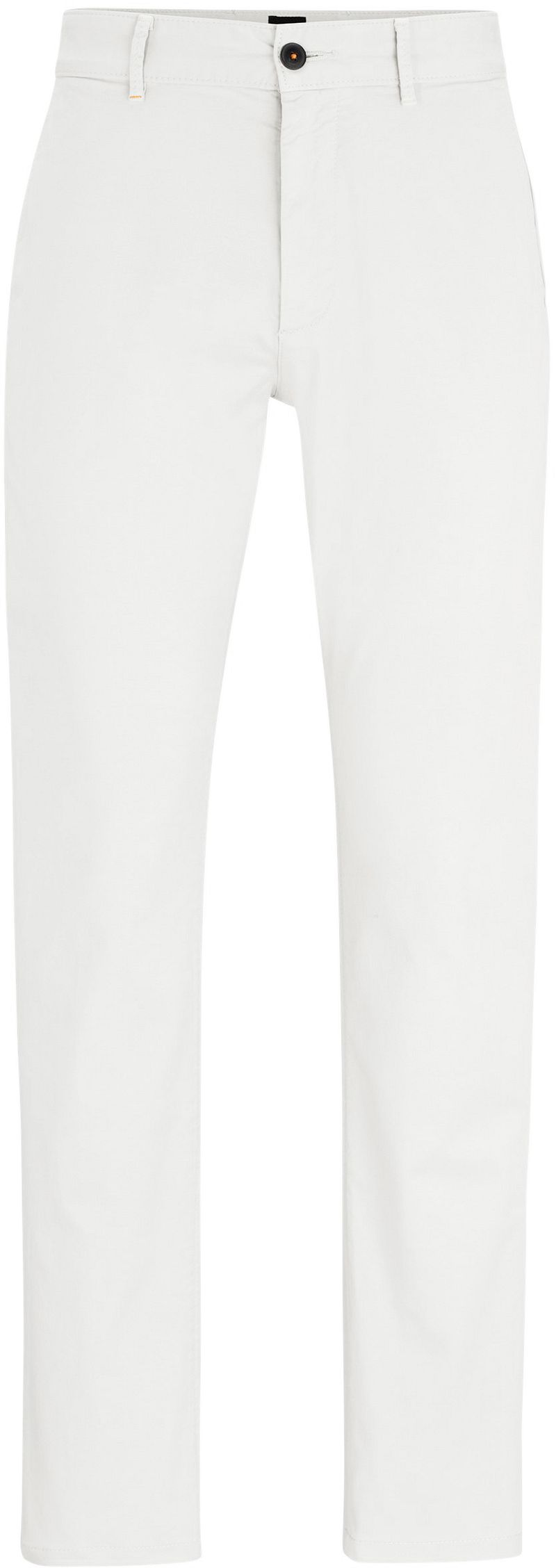 Hugo Boss Witte Chino Slim Broek White Heren