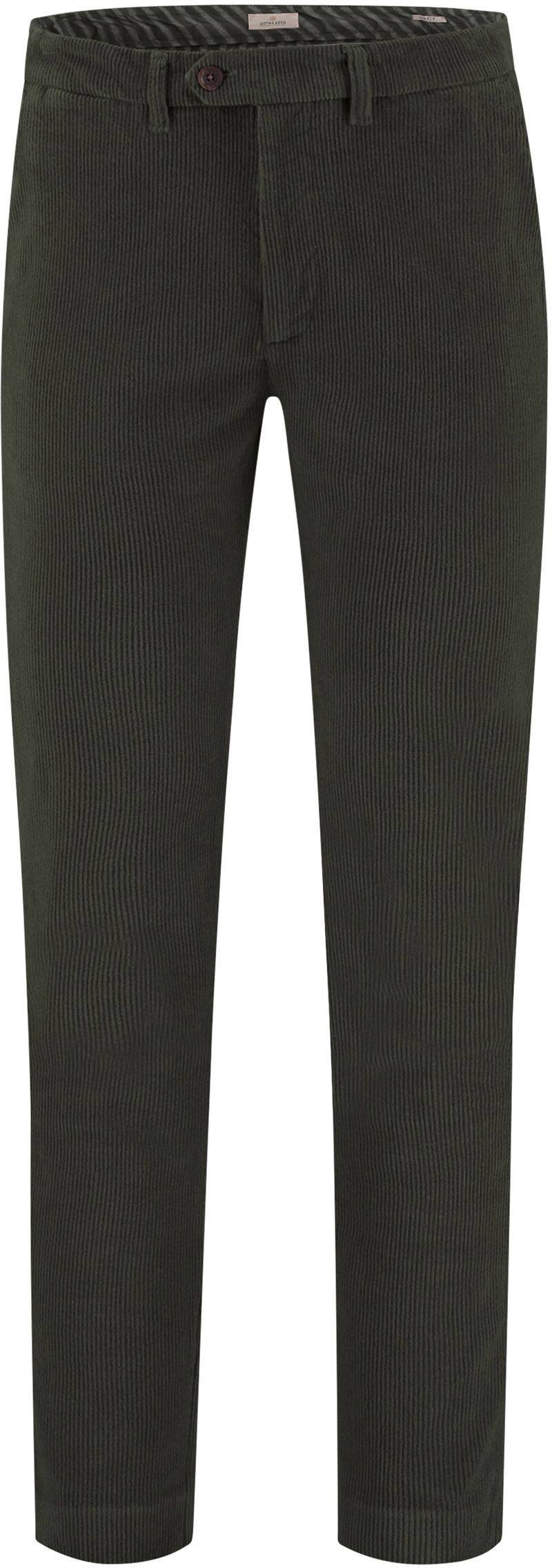 Dstrezzed Chino Fonda Velours Côtelé Foncé Vert foncé Vert taille W 32 - L 32