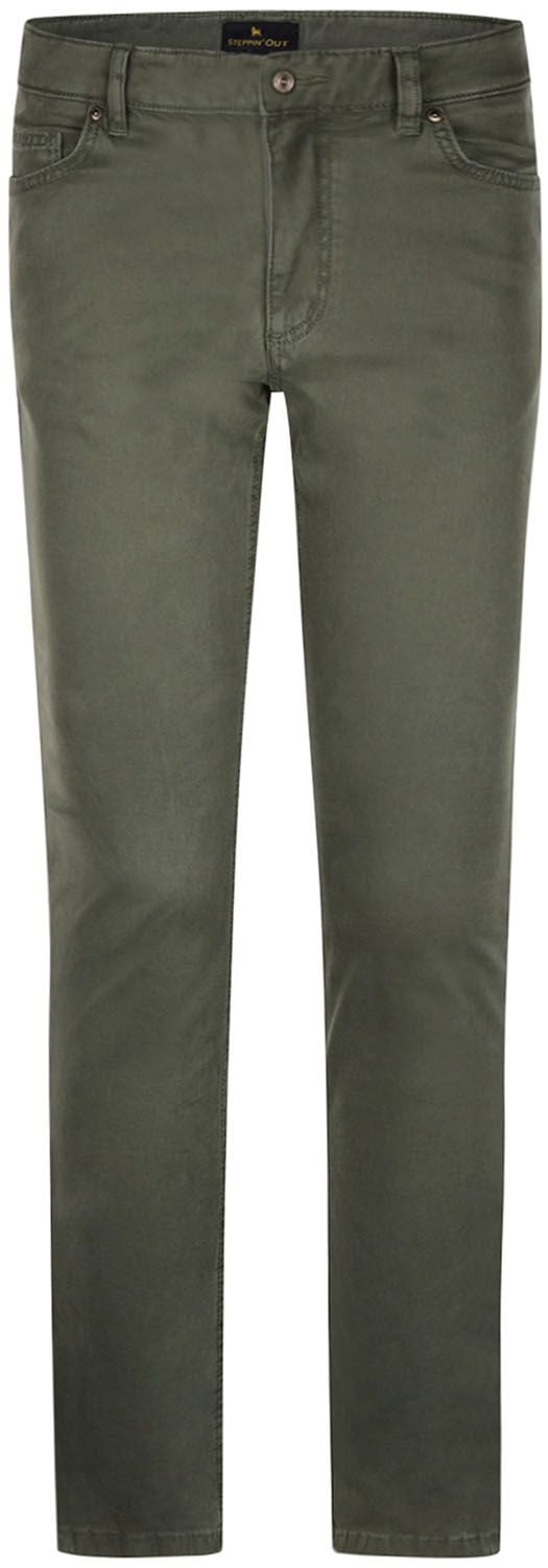 Steppin' Out Broek 5-pocket Johnson Dark Sage