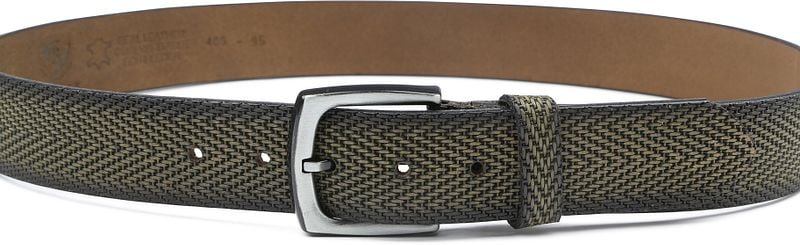 Suitable Riem Structuur Leer Groen