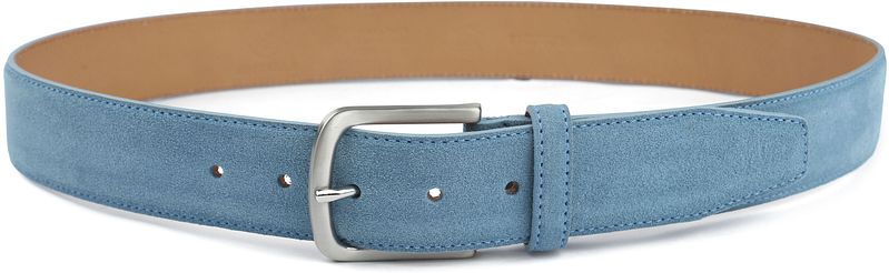 Suitable Riem Suède Leer Blauw