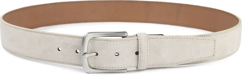 Suitable Ledergürtel Wildleder Weiß - Größe 95 günstig online kaufen