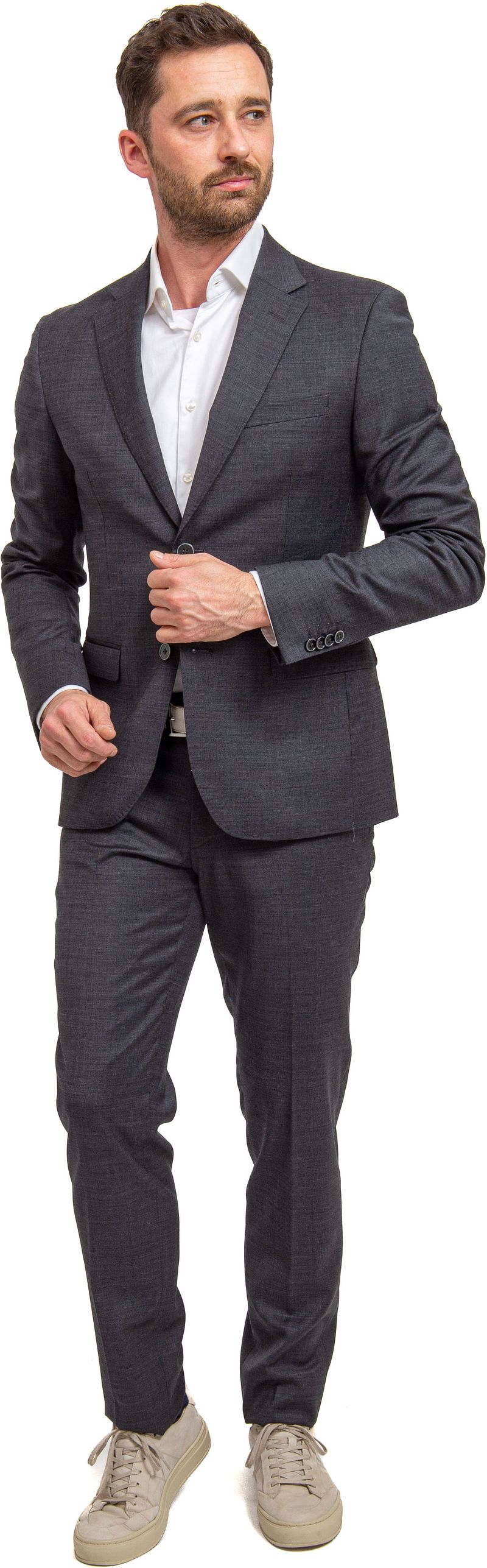 Suitable Costume Toulon à Carreaux Gris Marron taille 48