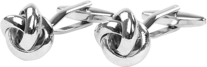 Bouton de manchette NR22  Argenté