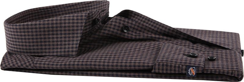 Suitable Hemd Vichy Karo Braun - Größe 38 günstig online kaufen