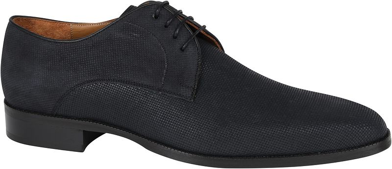 Suitable Chaussure en cuir imprimé noir Noir taille 42