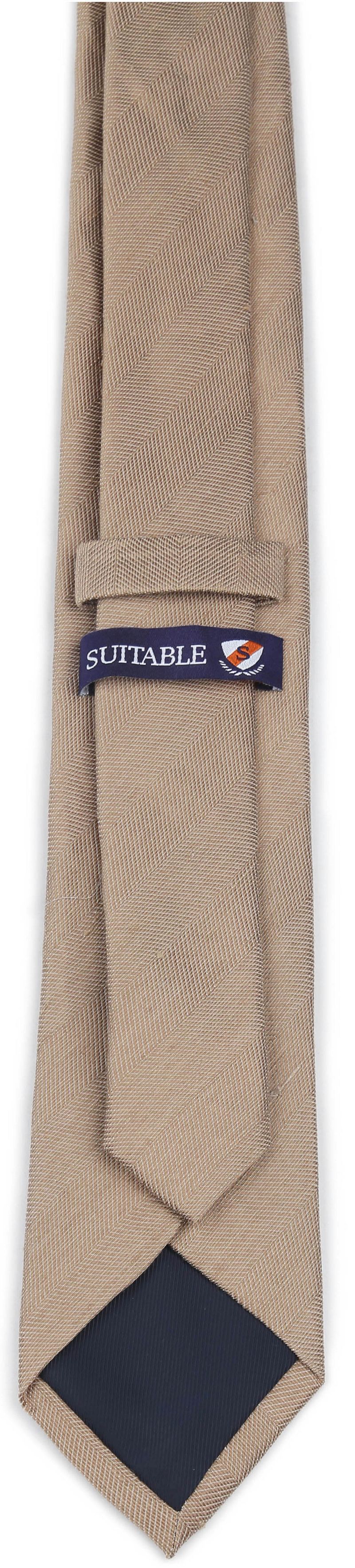 Suitable Leinen Seide Krawatte Beige - günstig online kaufen