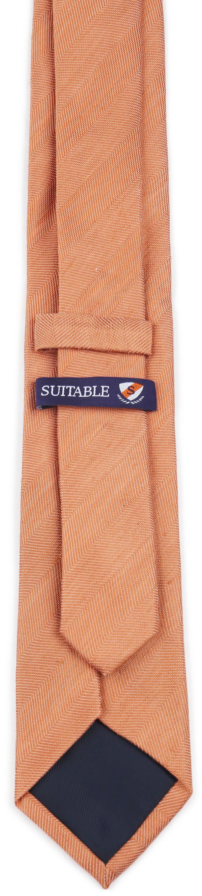 Suitable Leinen Seide Krawatte Orange - günstig online kaufen