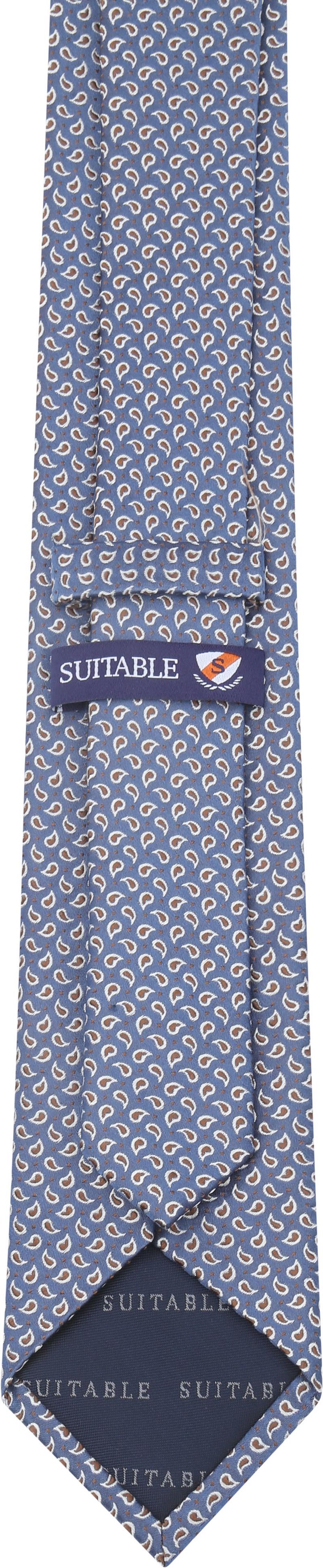 Suitable Krawatte Seide Paisley Navy - günstig online kaufen