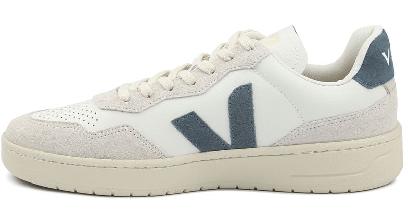 Veja Sneakers V-90 Weiss/Blau - Größe 43 günstig online kaufen