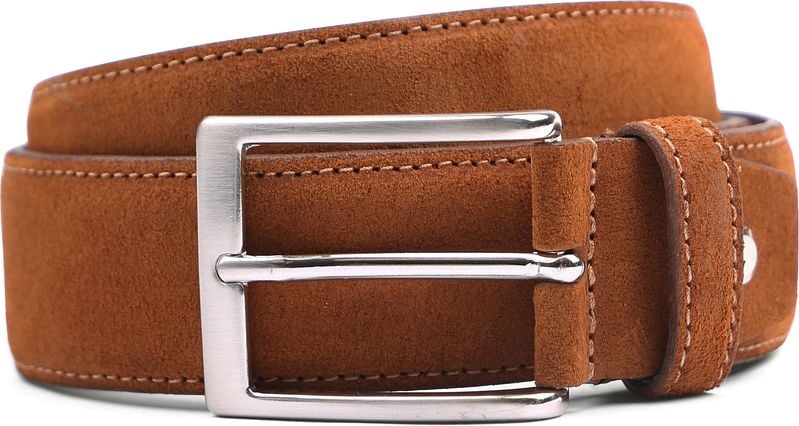 Suitable Ledergürtel Wildleder Cognac - Größe 105 günstig online kaufen