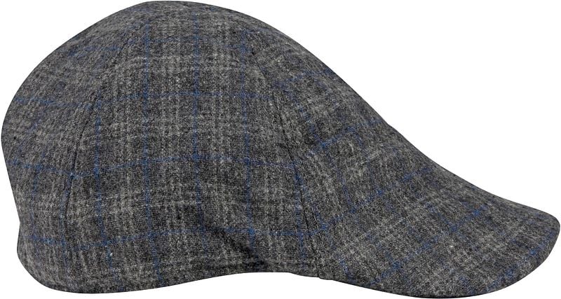 Suitable Casquette Peaky Tissée Carreau  Gris