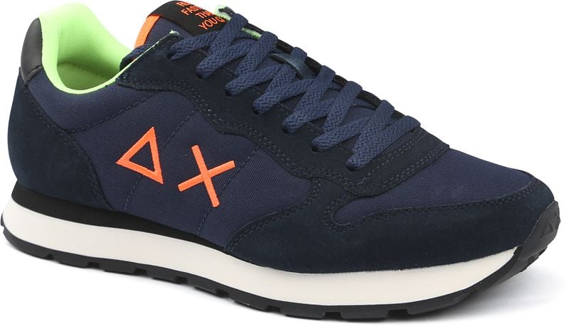 Sun68 Sneaker Tom Fluo Navy Blue  - Größe 44 günstig online kaufen