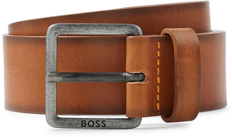 BOSS Ledergürtel Leder Braun - Größe 100 günstig online kaufen