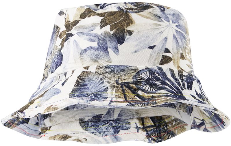 R2 Amsterdam Bucket Hat Print Blauw