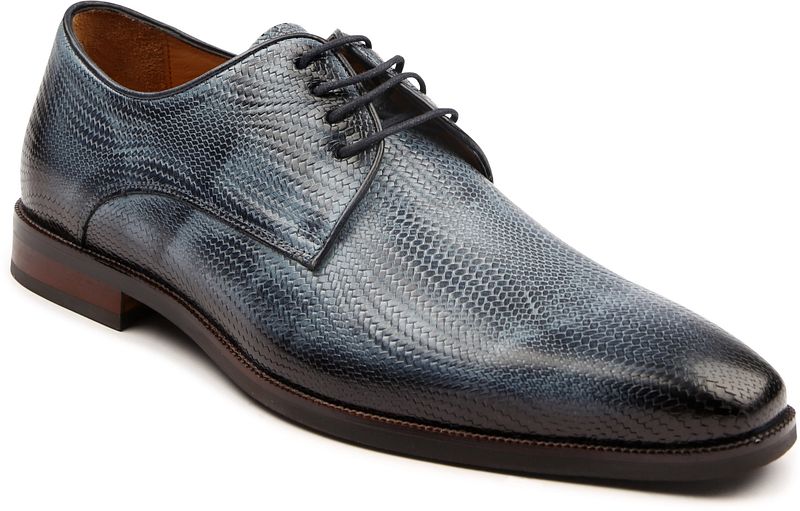 Melik Chaussure Derby Monoti Imprimé Bleu taille 43