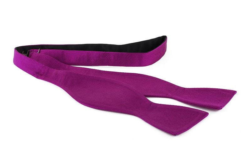 Selbstbinder Fliege Seide Aubergine F28 - günstig online kaufen