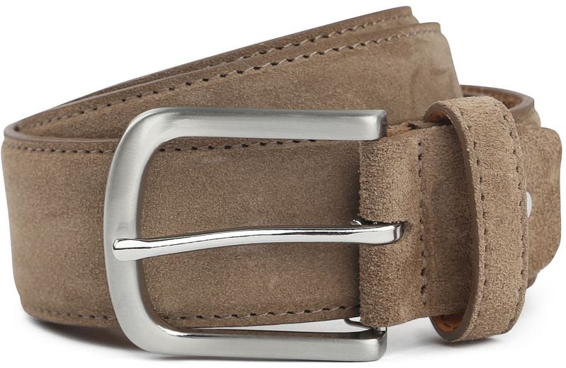 Suitable Ledergürtel Wildleder Hellbraun - Größe 105 günstig online kaufen