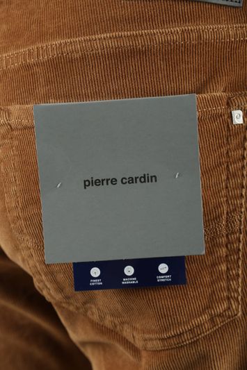 Pierre Cardin Broek Lyon Future Flex Corduroy Bruin