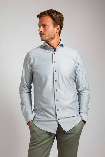 Suitable Herringbone Overhemd Groen