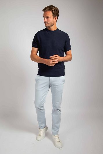 Suitable Piqué T-shirt Linnen Navy