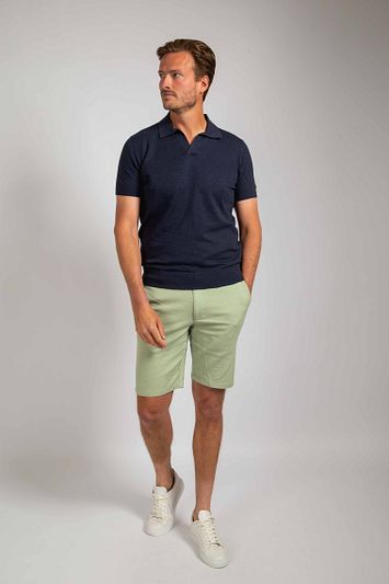 Suitable Polo Riva Linnen Navy