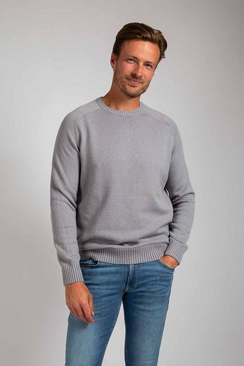 Suitable Pullover Raw Grijs