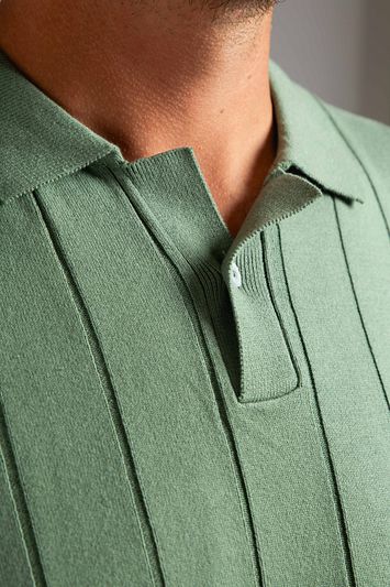 Suitable Respect Polo Drop Needle Groen