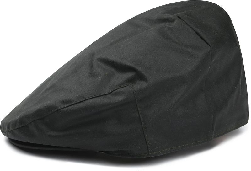 Barbour Wax Flat Cap Dunkelgrün - Größe L günstig online kaufen