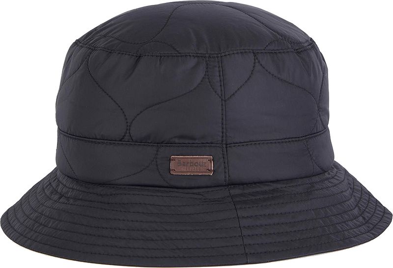 Barbour Orion Quilt Hat Black Noir taille L