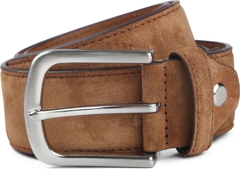 Suitable Ledergürtel Wildleder Cognac - Größe 95 günstig online kaufen