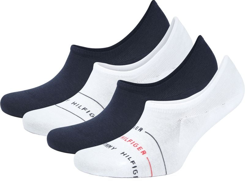Tommy Hilfiger Footie Giftpack 4-Pack Wit