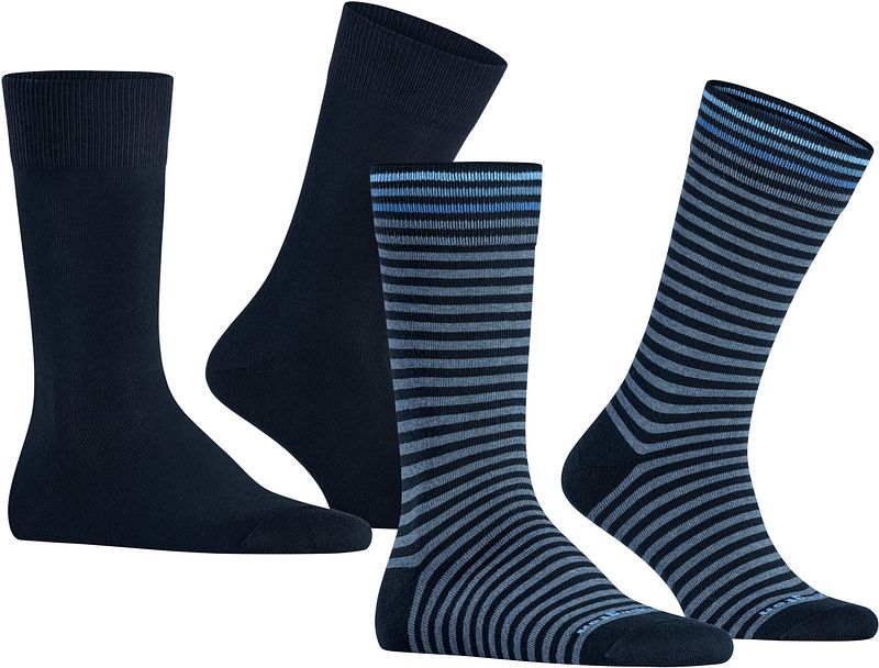 Burlington Everyday 2-Pack Strepen Navy